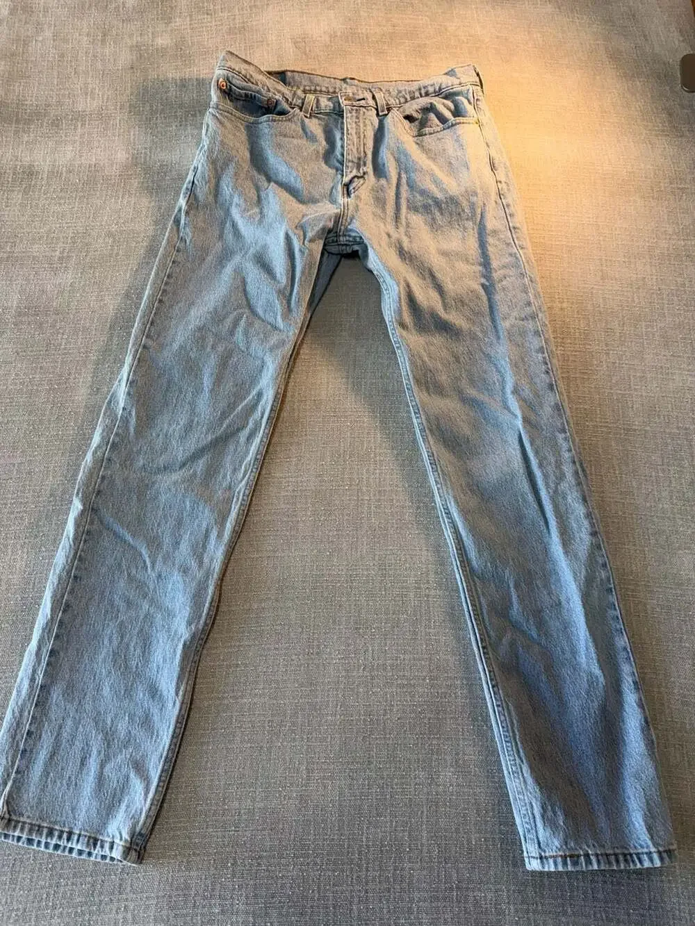 Levi's 505 Regular Fit Jeans Light Wash Size 34x34